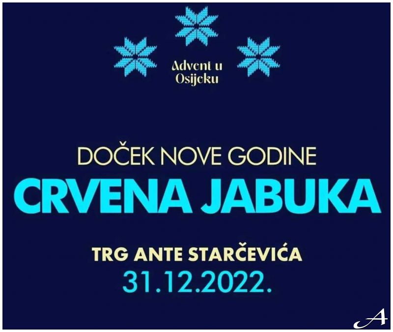 Crvena jabuka Doček Nove godine 2025 Doček Nove godine